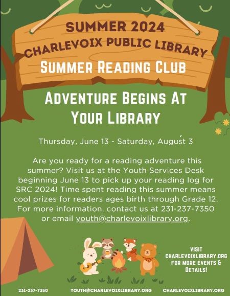 Youth Services | Charlevoix Public Library